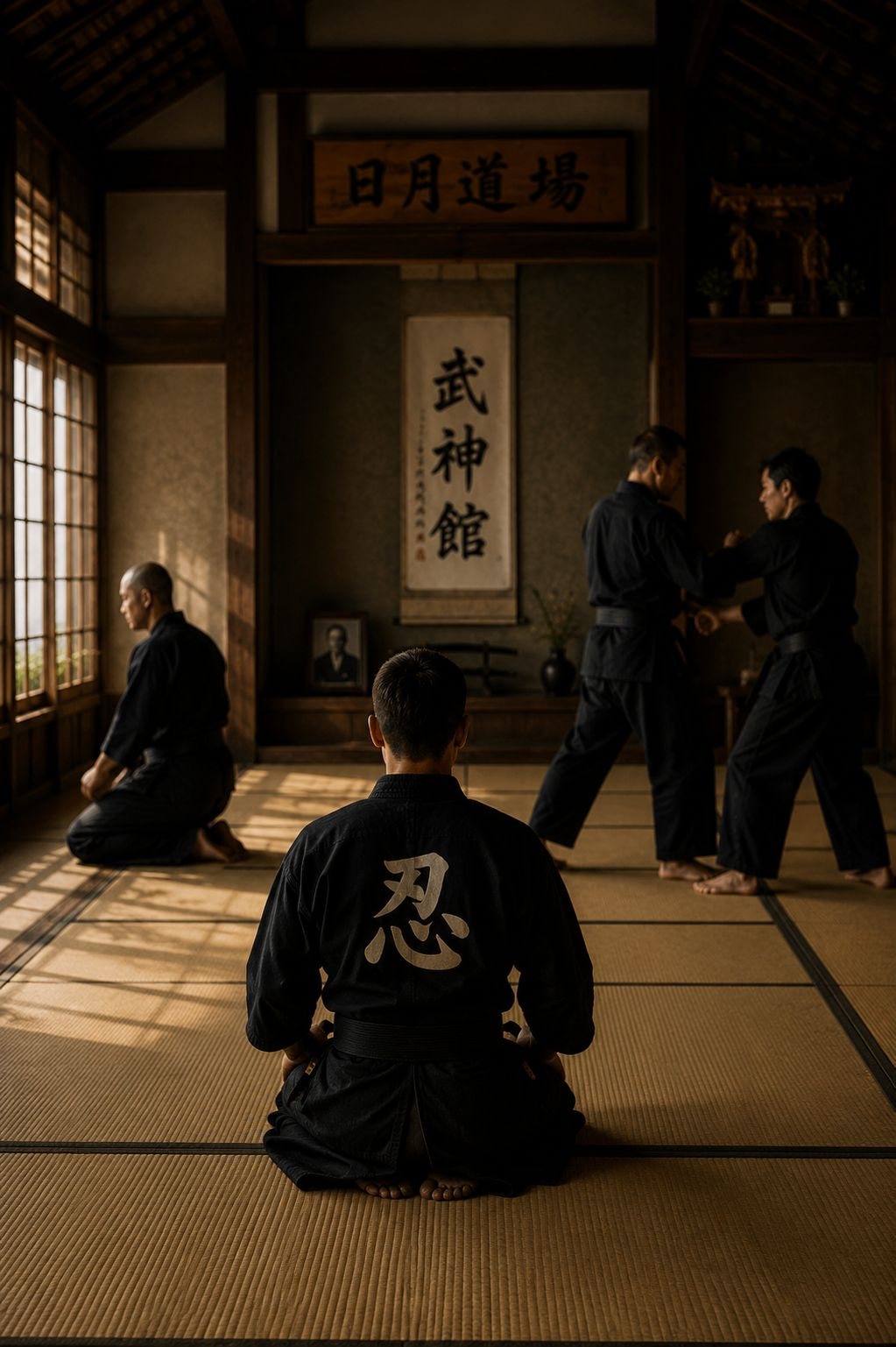 Μαθητές στο dojo