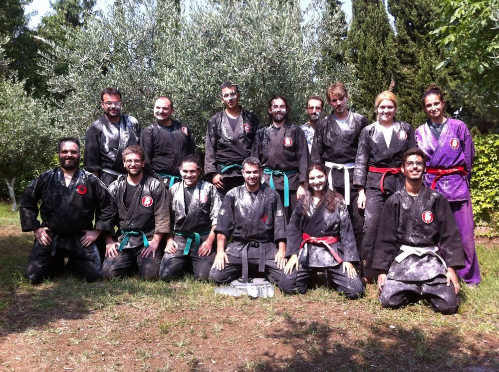 Στιγμιότυπο από σεμινάριο του Nichigetsu Dojo